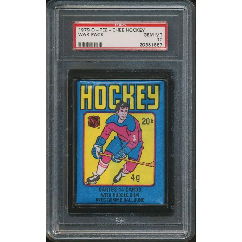 1979/80 OPC O-Pee-Chee Hockey Unopened Wax Pack PSA 10