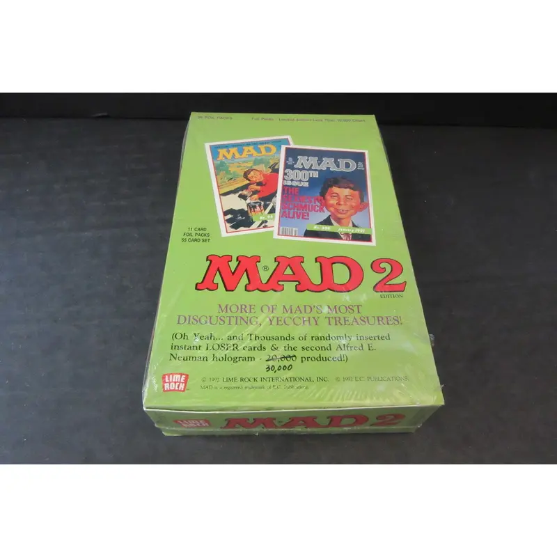1992 Lime Rock Mad Magazine Series 2 Box