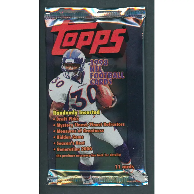 1998 Topps Football Unopened Pack (Retail) (11)