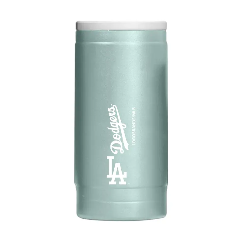 LA Dodgers Vertical Powder Coat Slim Can Coolie
