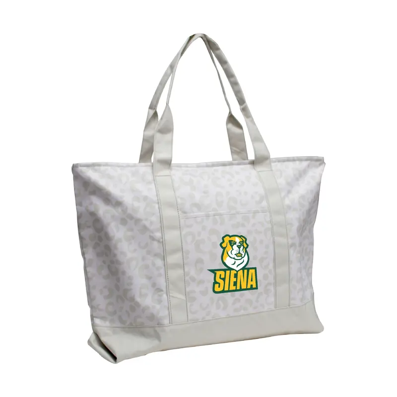 Siena College Leopard Pattern Tote