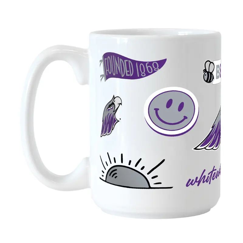 UW-Whitewater 15oz Native Sublimated Mug