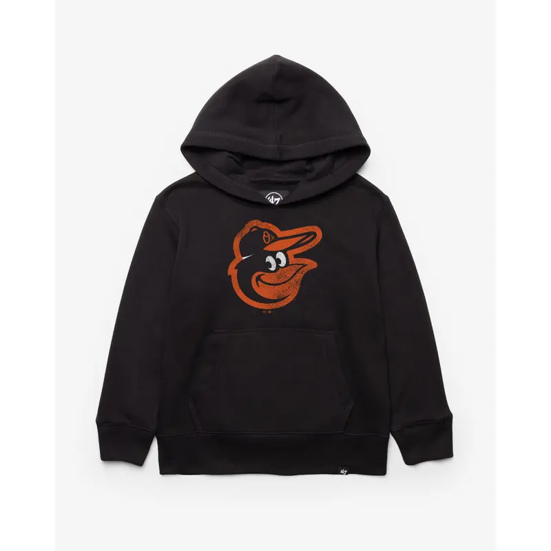BALTIMORE ORIOLES DISTRESSED IMPRINT '47 HEADLNE HOOD KIDS