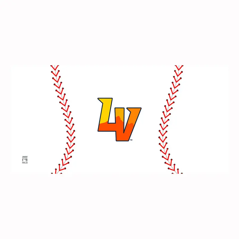 Bmore Sports LV Baseball Seams White Beach Towel