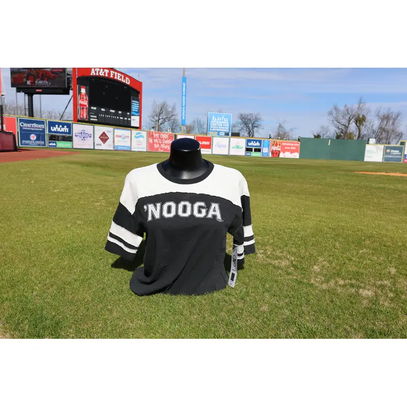 Chattanooga Lookouts Flint Black Premier Wordmark Stevie Crop