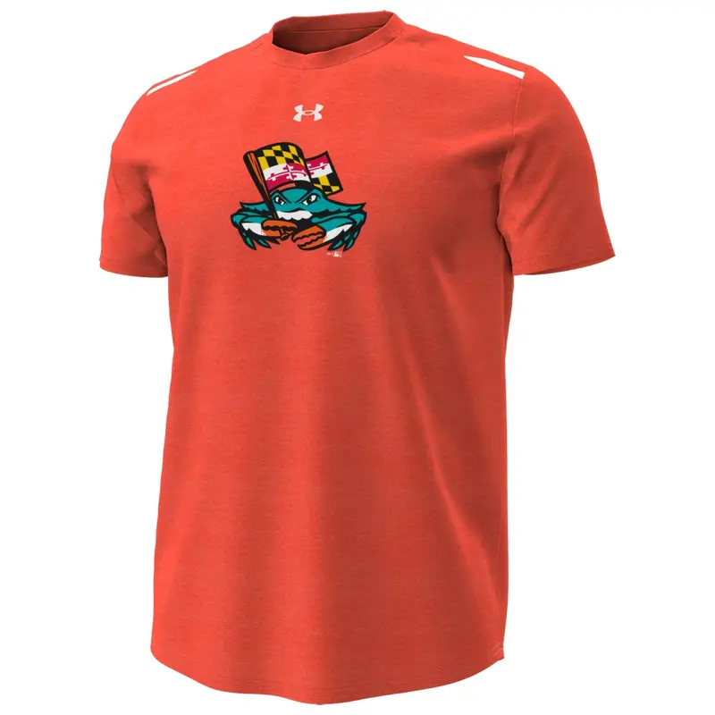Chesapeake Baysox UA ADULT All Day Gameday ORANGE