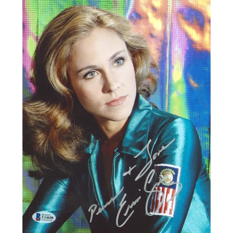 Erin Gray Buck Rogers "Peace & Love" Authentic Signed 8x10 Photo BAS #U14630