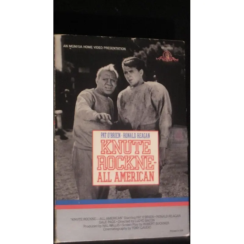 Notre Dame Wake Up the Echoes VHS Beta Video