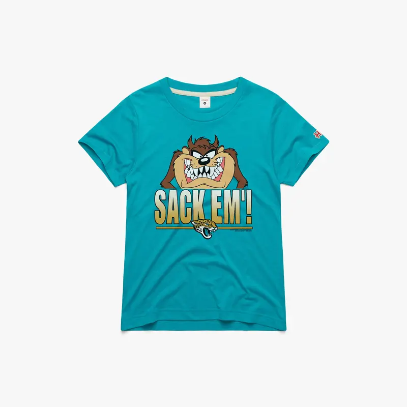 Women's Looney Tunes Taz Sack Em' x Jacksonville Jaguars