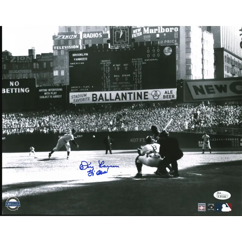 Yankees Yogi Berra & Don Larsen Authentic Signed 11x14 Photo JSA #K61245