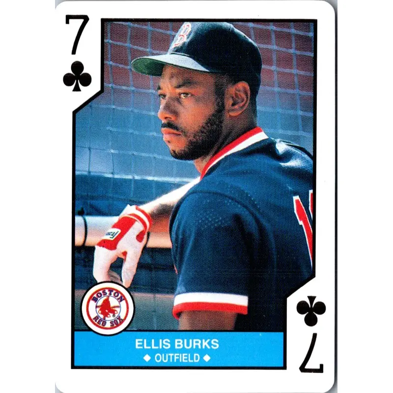 1990 U.S. Playing Card Co. Ellis Burks #7