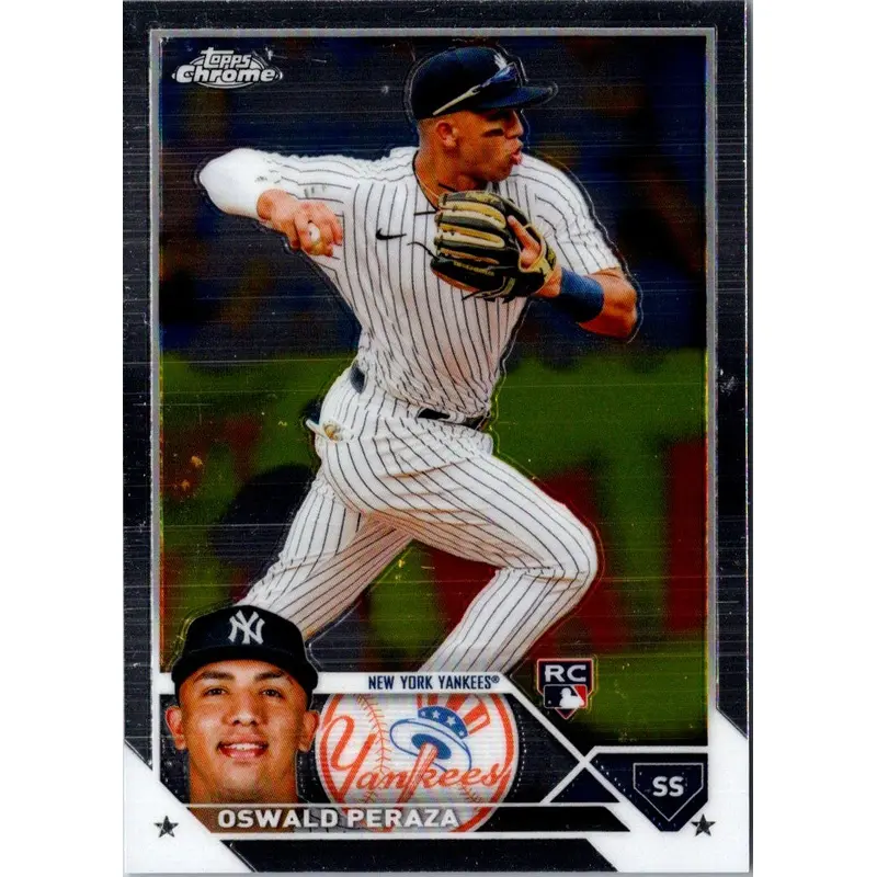 2023 Topps Chrome Oswald Peraza #132 Rookie