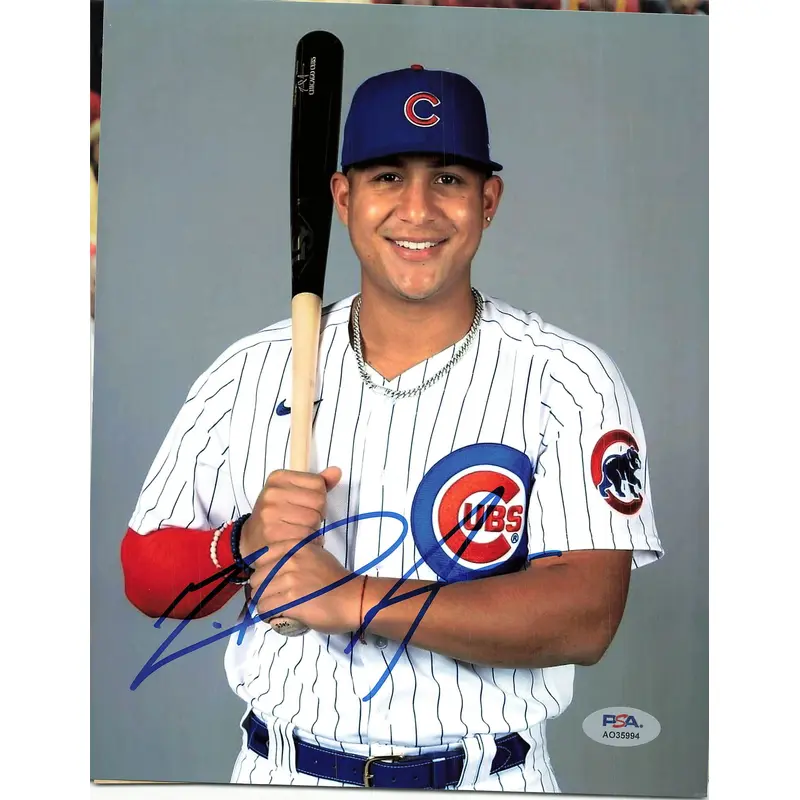 Miguel Andujar signed 8x10 photo PSA/DNA Chicago Cubs Autographed