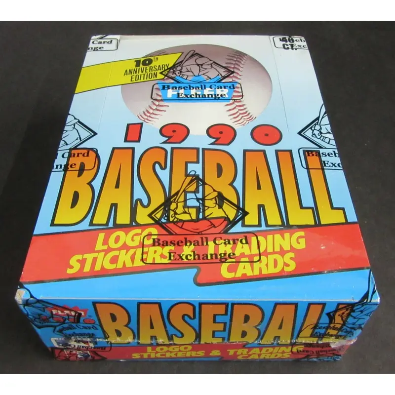 1990 Fleer Baseball Unopened Wax Box (Canadian) (FASC)