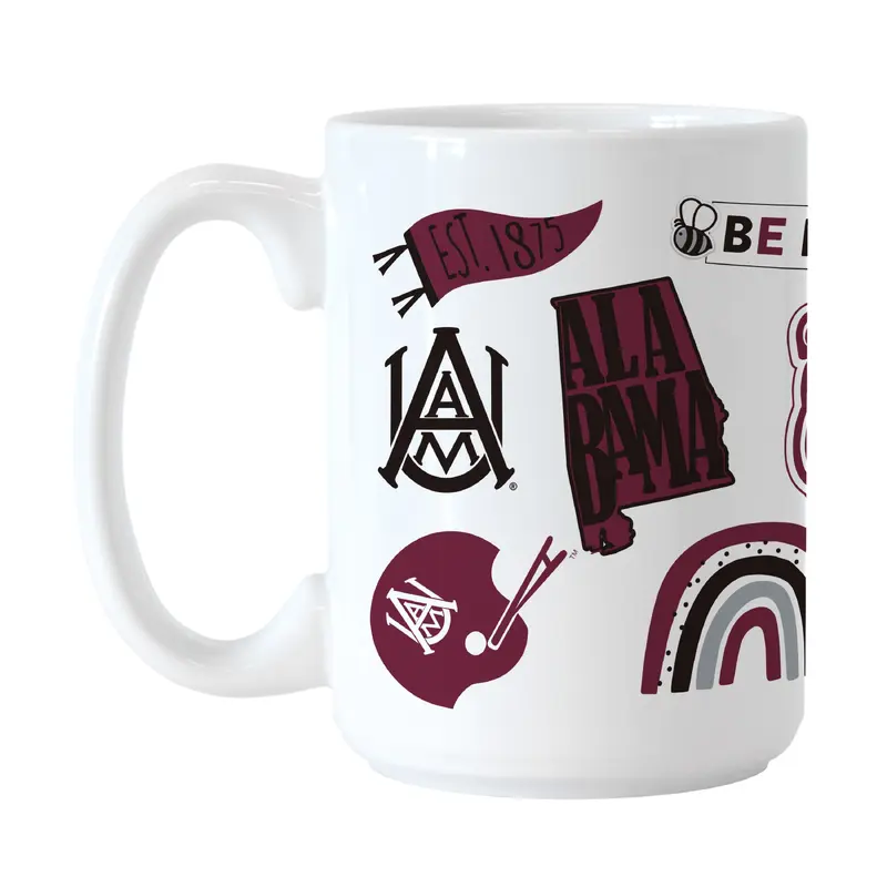 Alabama A&M 15oz Native Sublimated Mug
