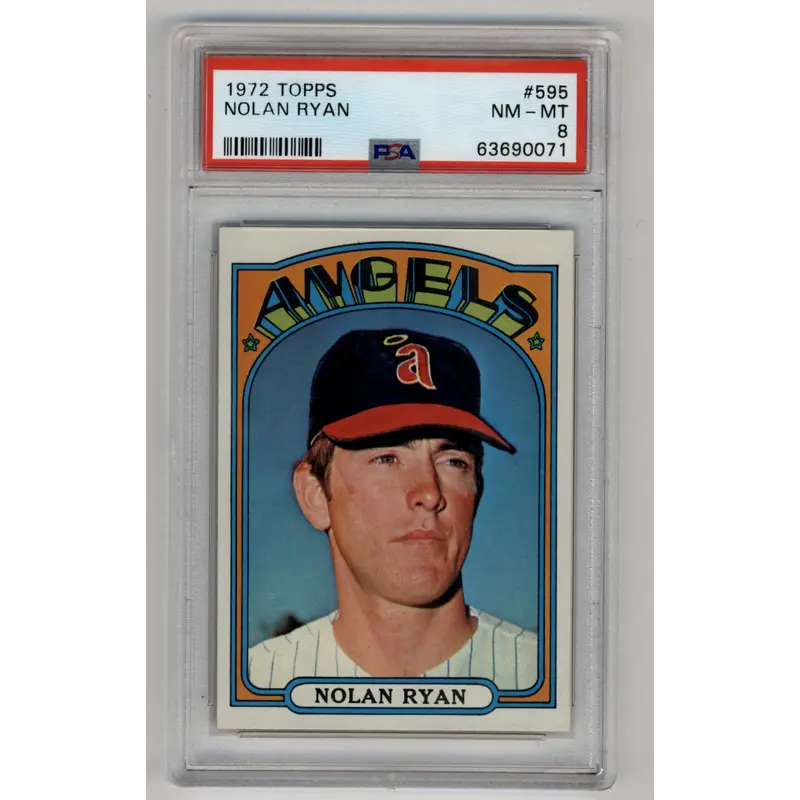 Nolan Ryan 1972 Topps #595 PSA 8 Near Mint-Mint
