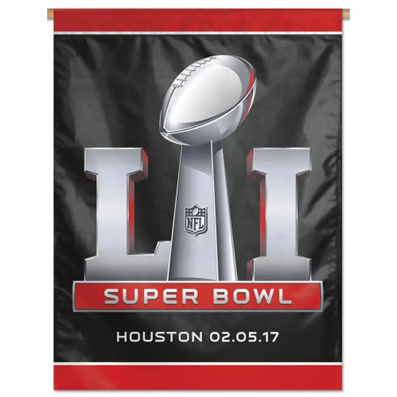 Super Bowl LI (Houston 2017) Official NFL Event Banner Flag - Wincraft Inc.