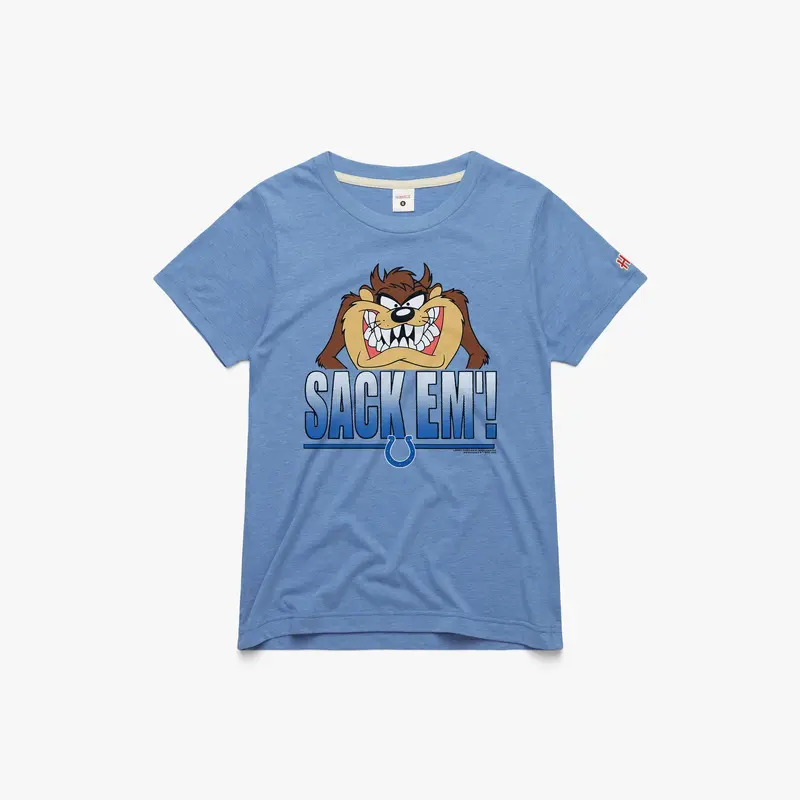 Women's Looney Tunes Taz Sack Em' x Indianapolis Colts