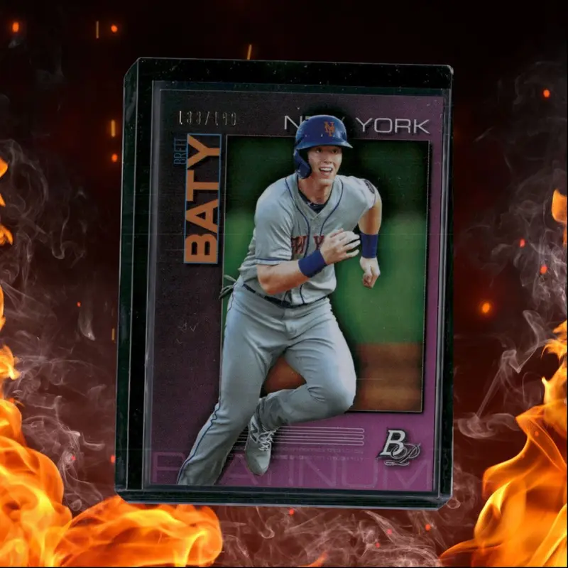 2020 Bowman Platinum Brett Baty Top Prospect Pink 133/199 #TOP-46