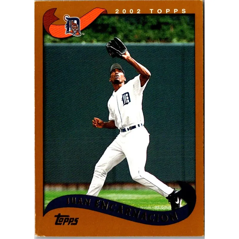 2002 Topps Chrome Gold Refractors Juan Encarnacion #51