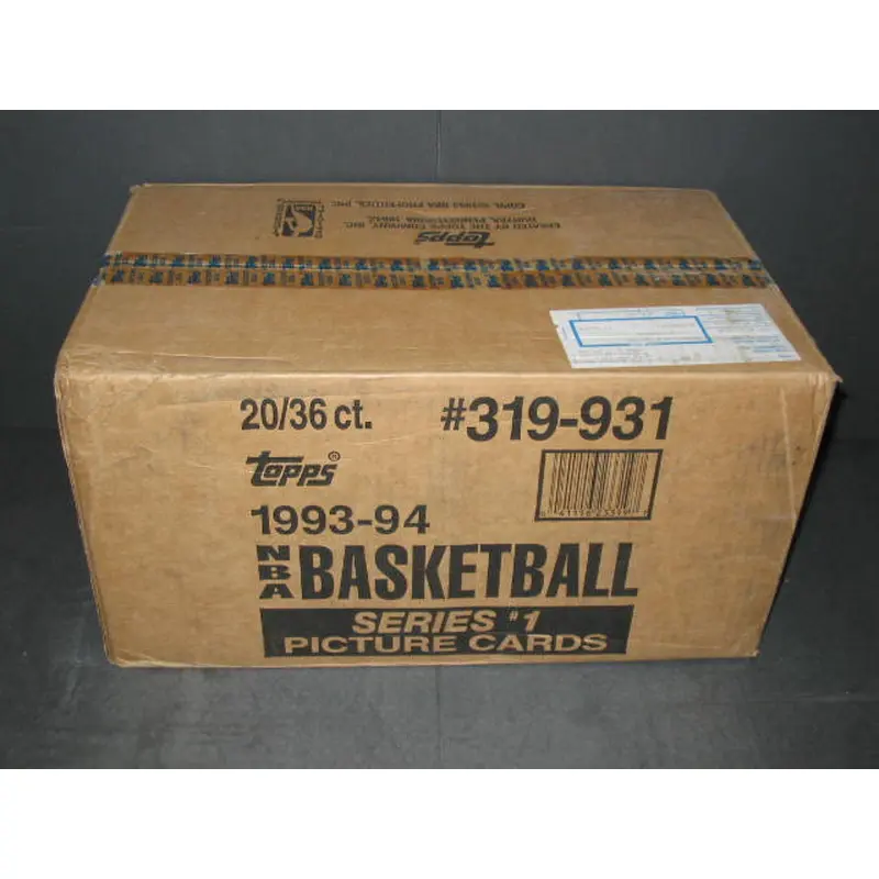 1993/94 Topps Basketball Series 1 Case (20 Box)