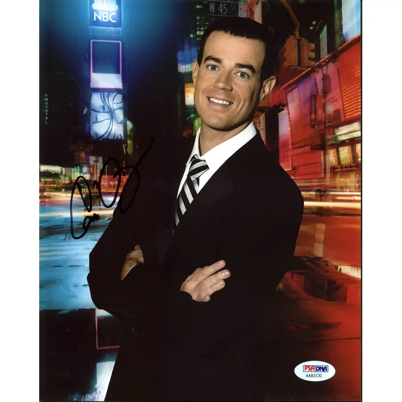 Carson Daly Last Call with Carson Daly Authentic Signed 8X10 Photo PSA #AA83720