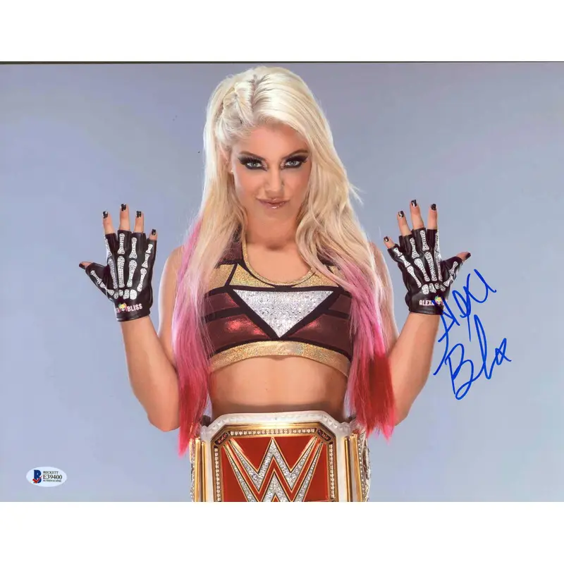 WWE Alexa Bliss Authentic Signed 11x14 Photo Autographed BAS #E39400