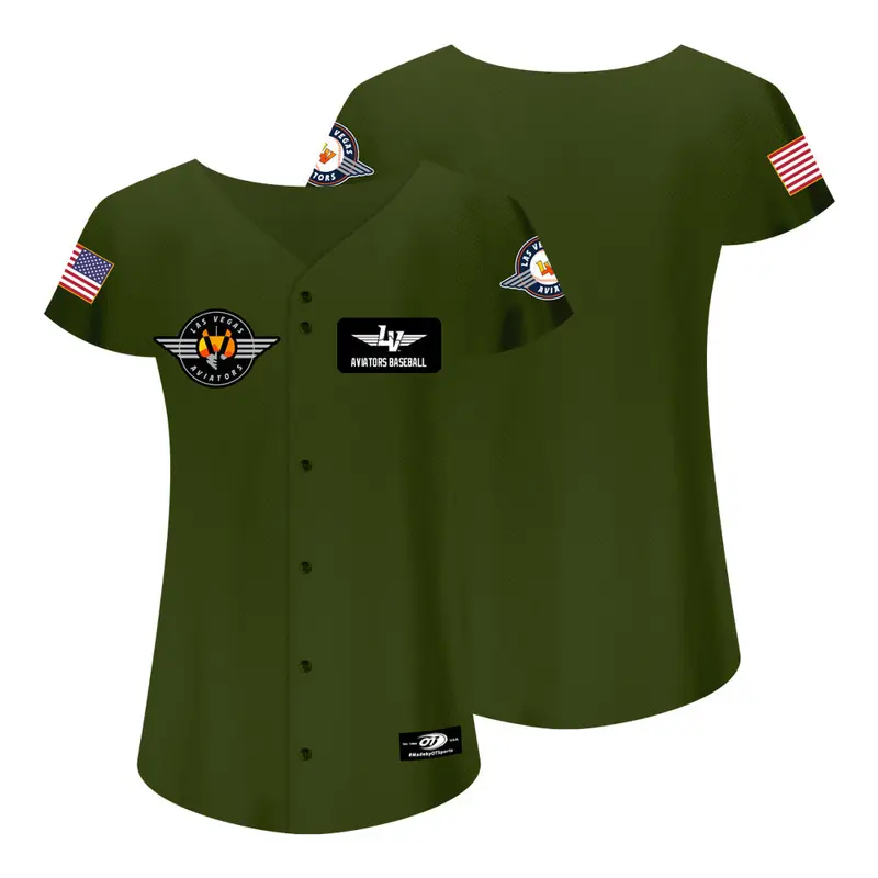 Women's OT Sports Flight Suit Green Replica Jersey