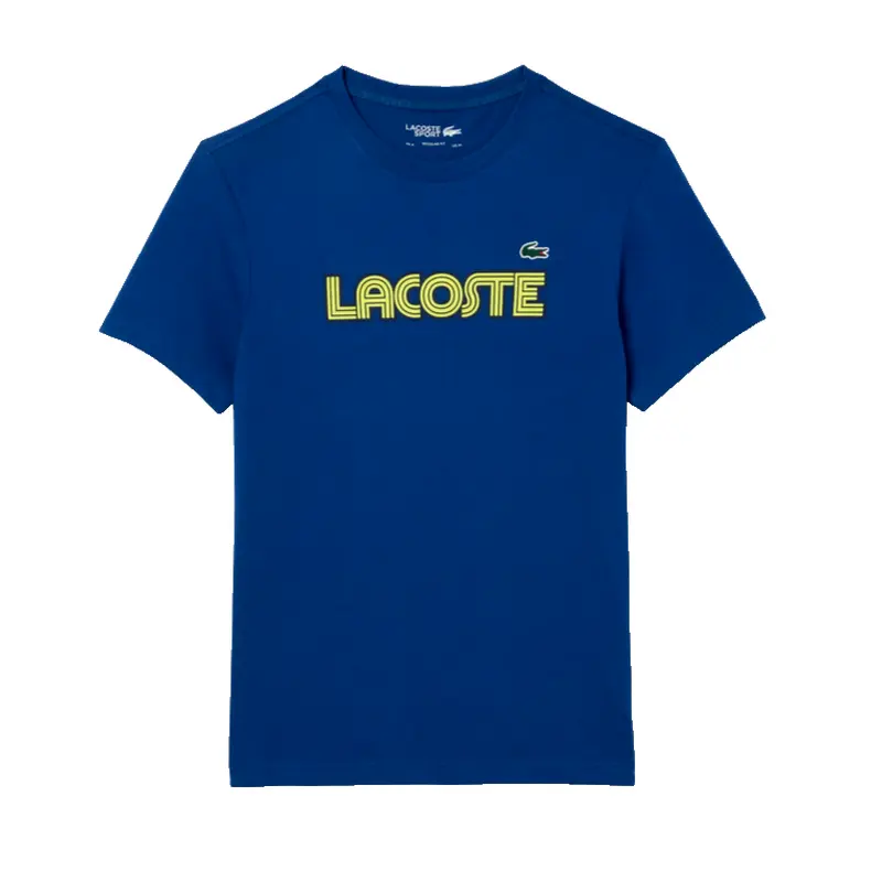 LACOSTE MENS T SHIRT BLUE TH2509 IDH