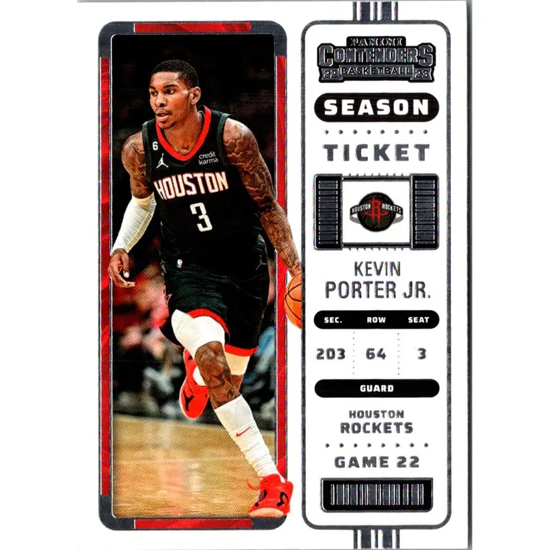 2022 Panini Contenders Game Ticket Red Kevin Porter Jr. #54