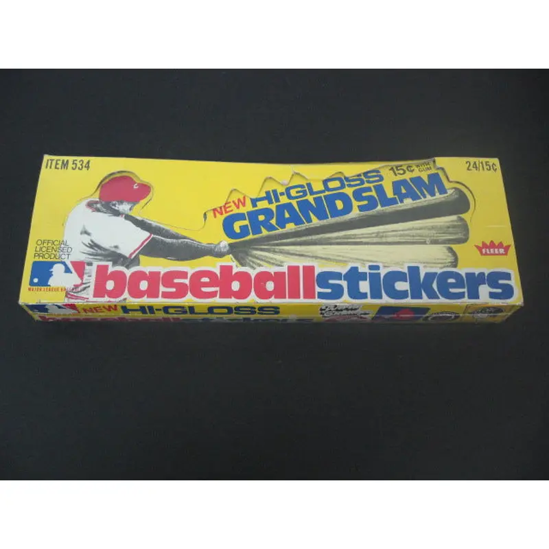 1977 Fleer Baseball Stickers Unopened Wax Box