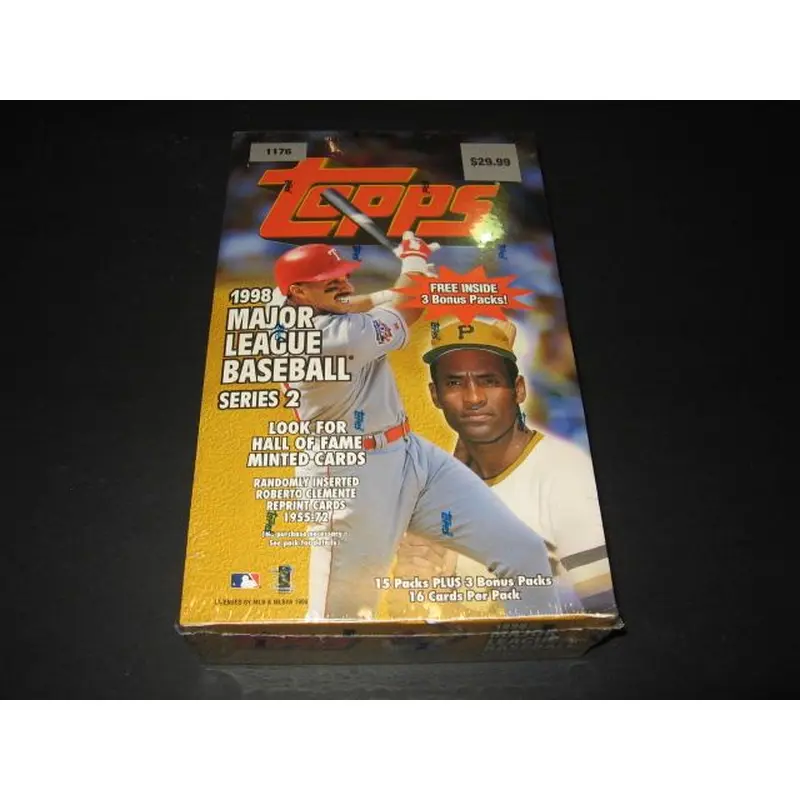1998 Topps Baseball Series 2 Blaster Box (18/6)