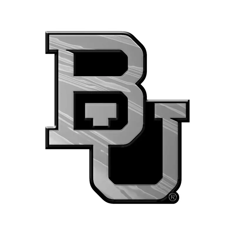 Baylor University Molded Chrome Emblem