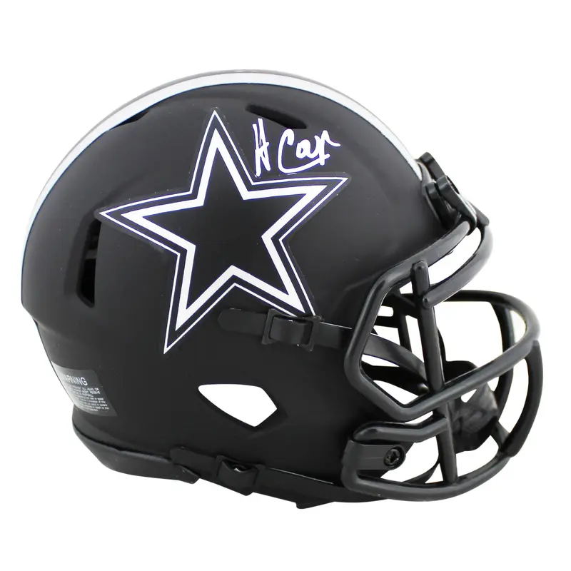 Cowboys Amari Cooper Signed Eclipse Speed Mini Helmet Autographed JSA Witness