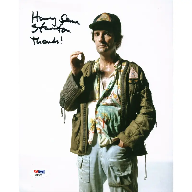 Harry Dean Stanton Alien "Thanks" Authentic Signed 8x10 Photo PSA/DNA #AB40706