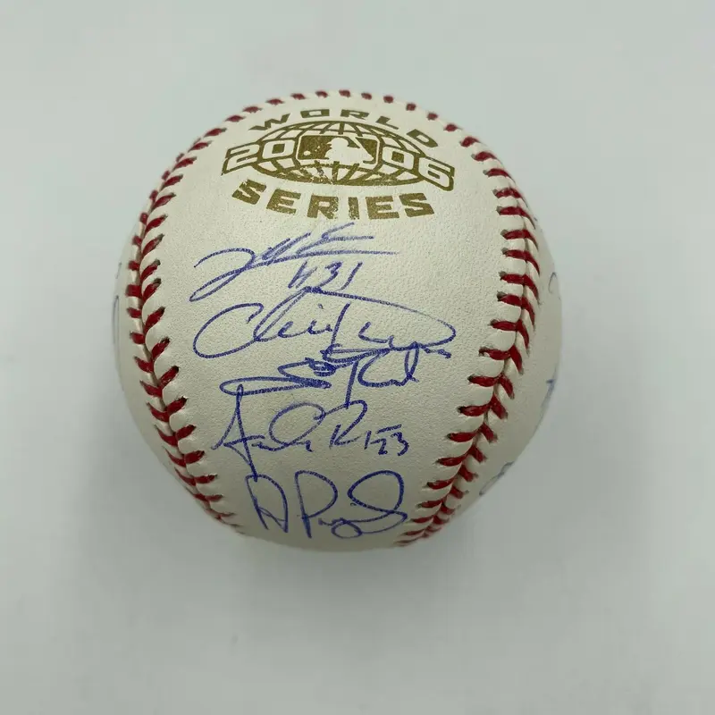 The Finest 2006 St. Louis Cardinals World Series Champs Team Signed Baseball JSA