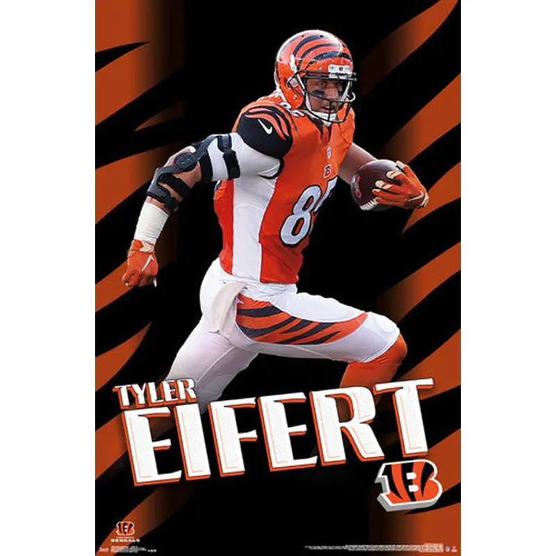 Tyler Eifert "Breakout" Cincinnati Bengals NFL Action Wall Poster - Trends International