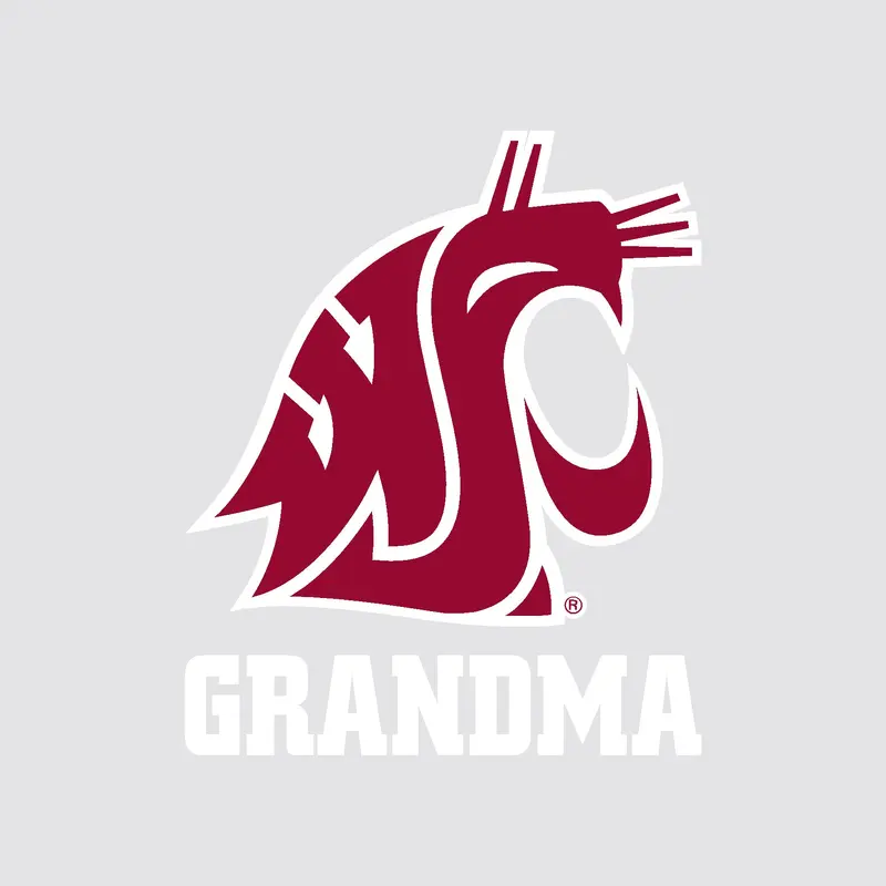 WSU Grandma Coug decal