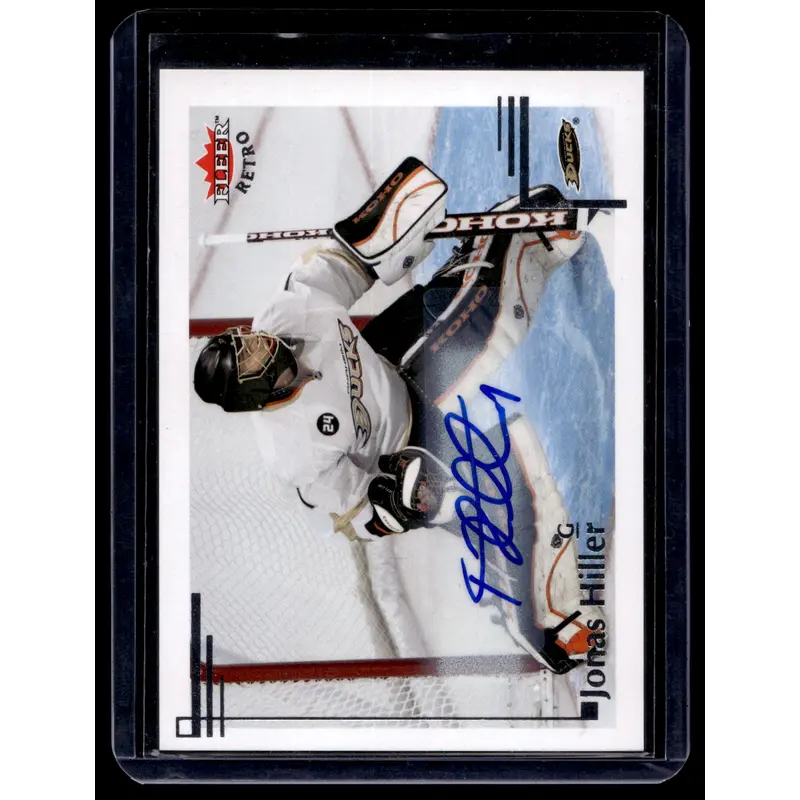 2012-13 Fleer Retro - Autographs - Jonas Hiller #99