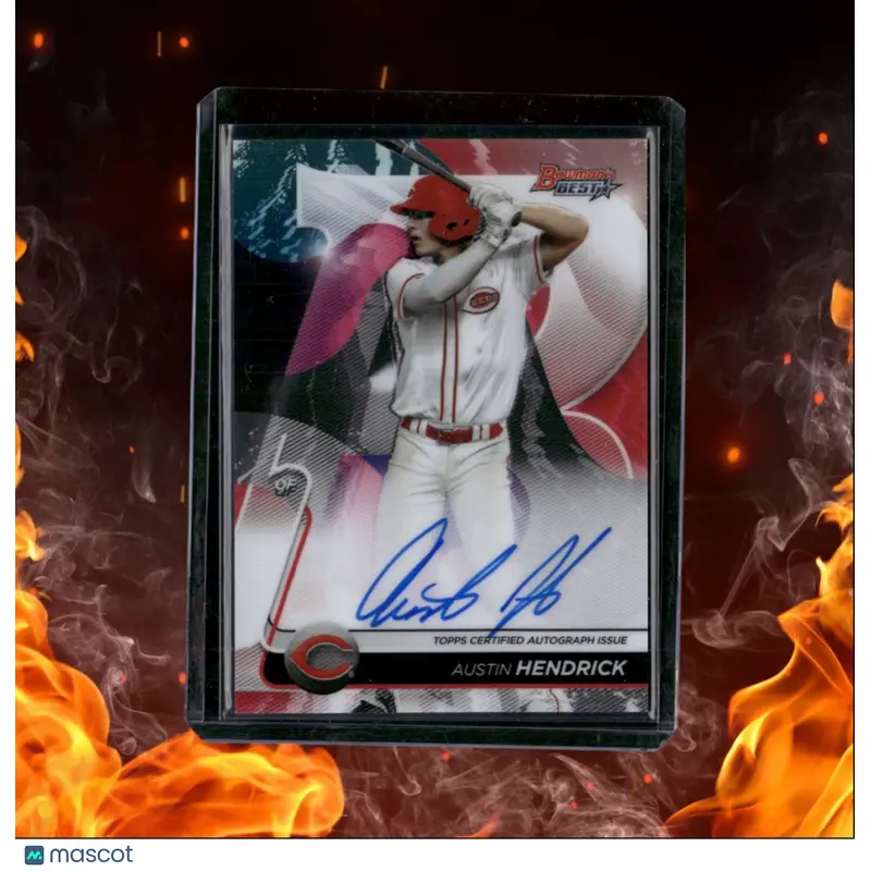 2020 Bowman's Best Austin Hendrick Prospect Best of 2020 Auto #B20-AH