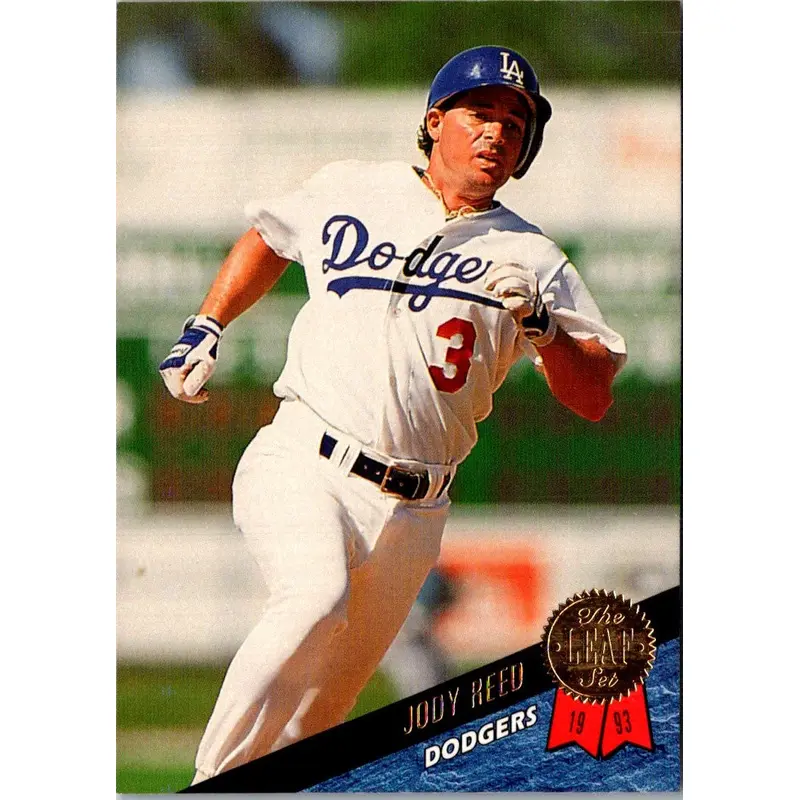 1993 Stadium Club Los Angeles Dodgers Jody Reed #3
