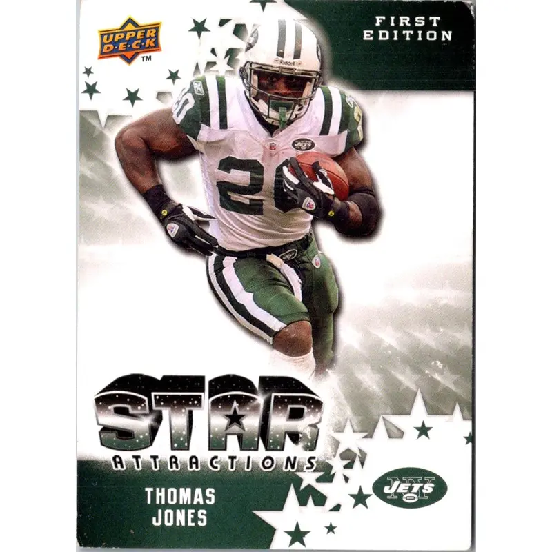 2009 Upper Deck First Edition Star Attractions Thomas Jones #SA-7
