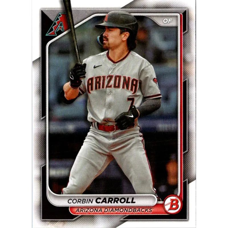 2024 Bowman Green Pattern Corbin Carroll #25