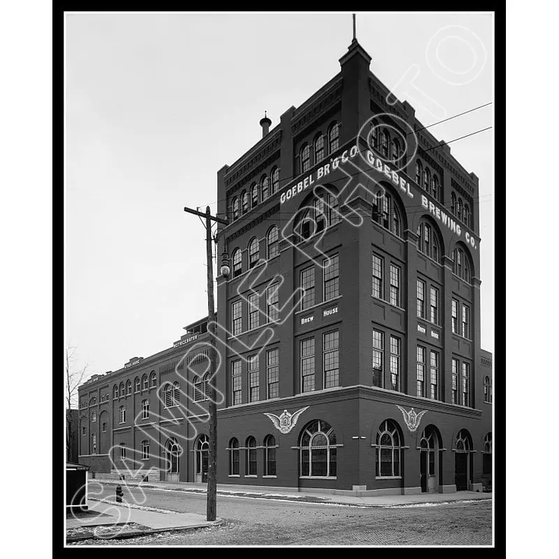 Goebel Beer Brewery 8X10 Photo - Detroit Michigan 1905 - 2238