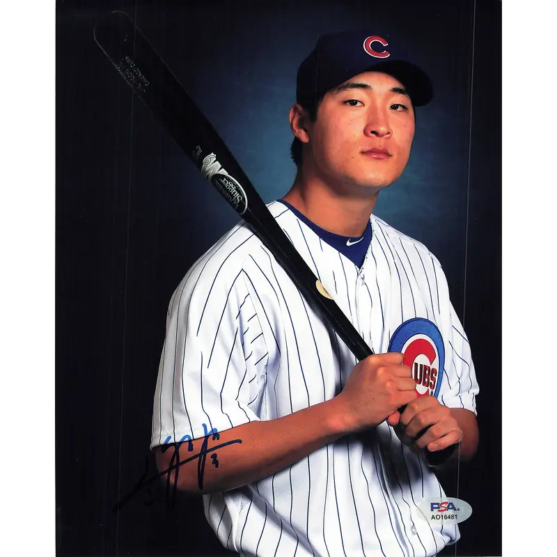 JAE-HOON HA signed 8x10 photo PSA/DNA Chicago Cubs Autographed