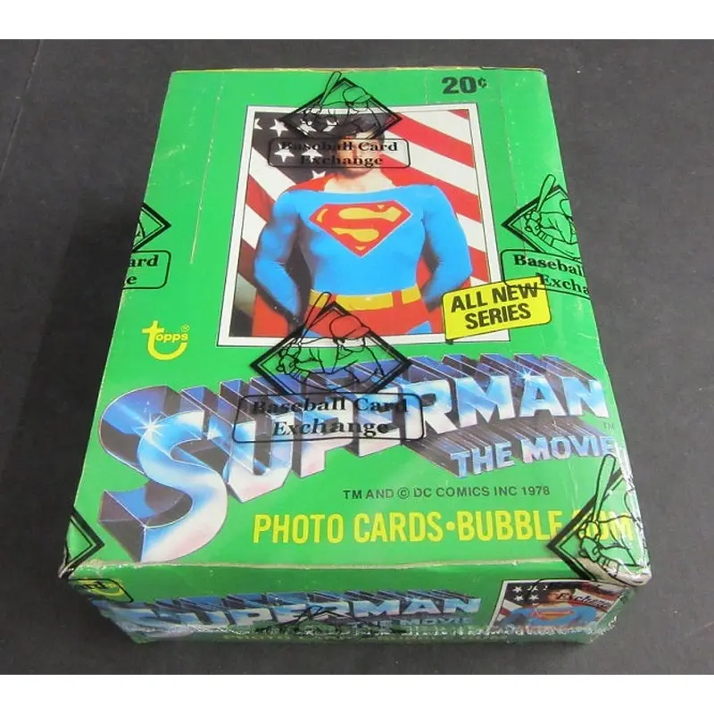1978 Topps Superman The Movie Unopened Series 2 Wax Box (BBCE)