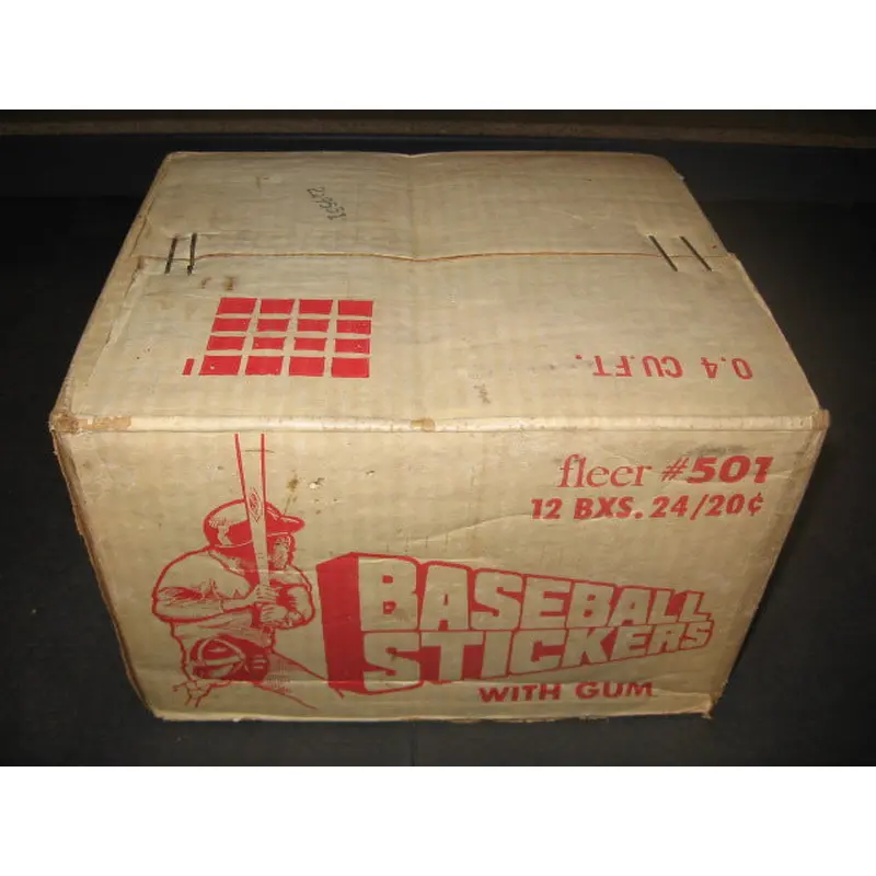 1979 Fleer Baseball Stickers Unopened Wax Case (12 Box)