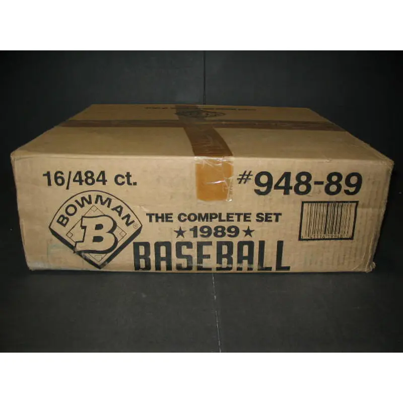 1989 Bowman Baseball Factory Set Case (16 Sets).