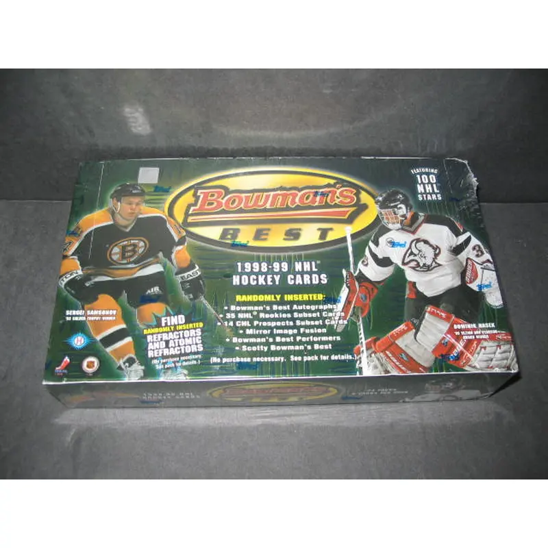 1998/99 Bowman's Best Hockey Box (Hobby) (24/6)