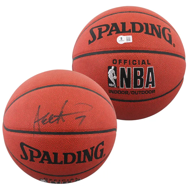 Celtics Dee Brown Authentic Signed Spalding I/O Basketball BAS #BQ45780